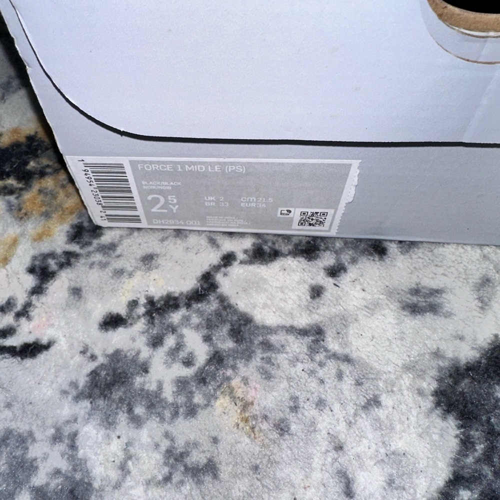 Air Force 1 Mid size 2.5 Youth - Picture 5 of 6